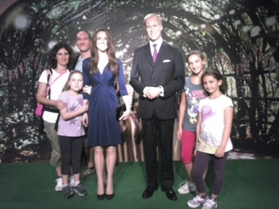 Diego Paroni, progettista del nostro sito web, con la magnifica famiglia a Londra