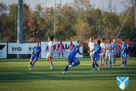 L'esultanza di Magri dopo la rete su rigore