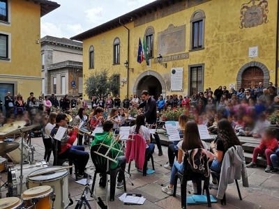 la lezione-concerto per i ragazzi delle elementari del 17 maggio 2019