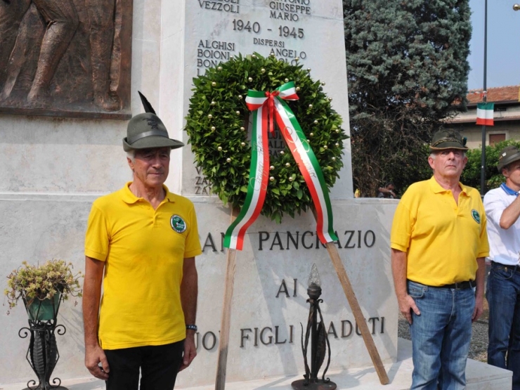 I festeggiamenti degli alpini a San Pancrazio (© Davide Cimino)